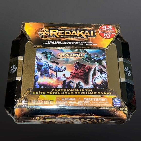 Sealed Redakai Conquer the Kairu Championship Tin X-Drive Deck Game - Picture 6 of 6